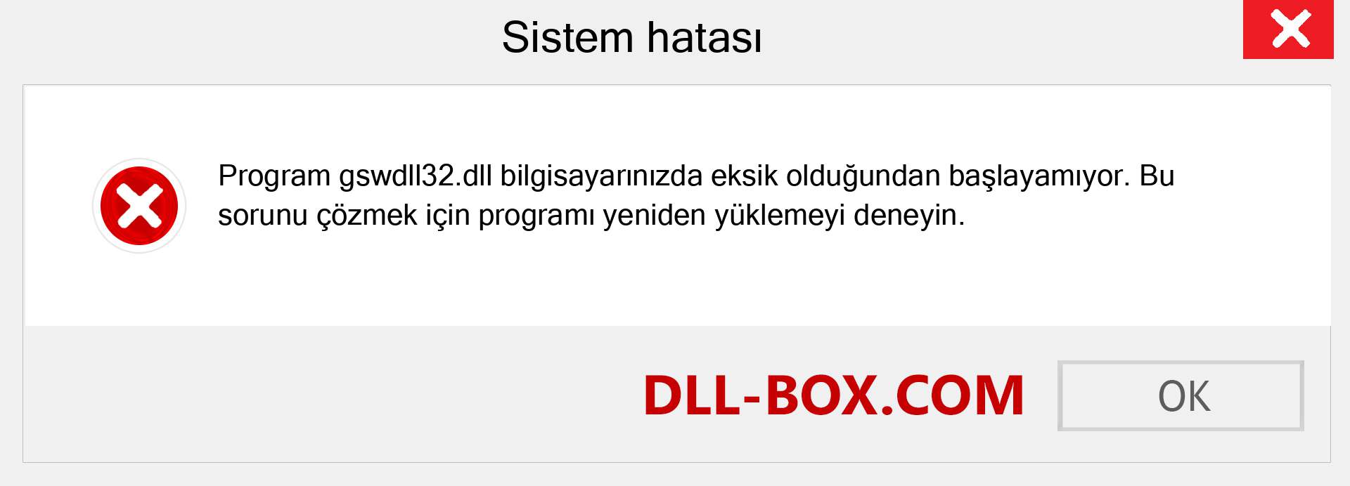 gswdll32.dll dosyası eksik mi? Windows 7, 8, 10 için İndirin - Windows'ta gswdll32 dll Eksik Hatasını Düzeltin, fotoğraflar, resimler